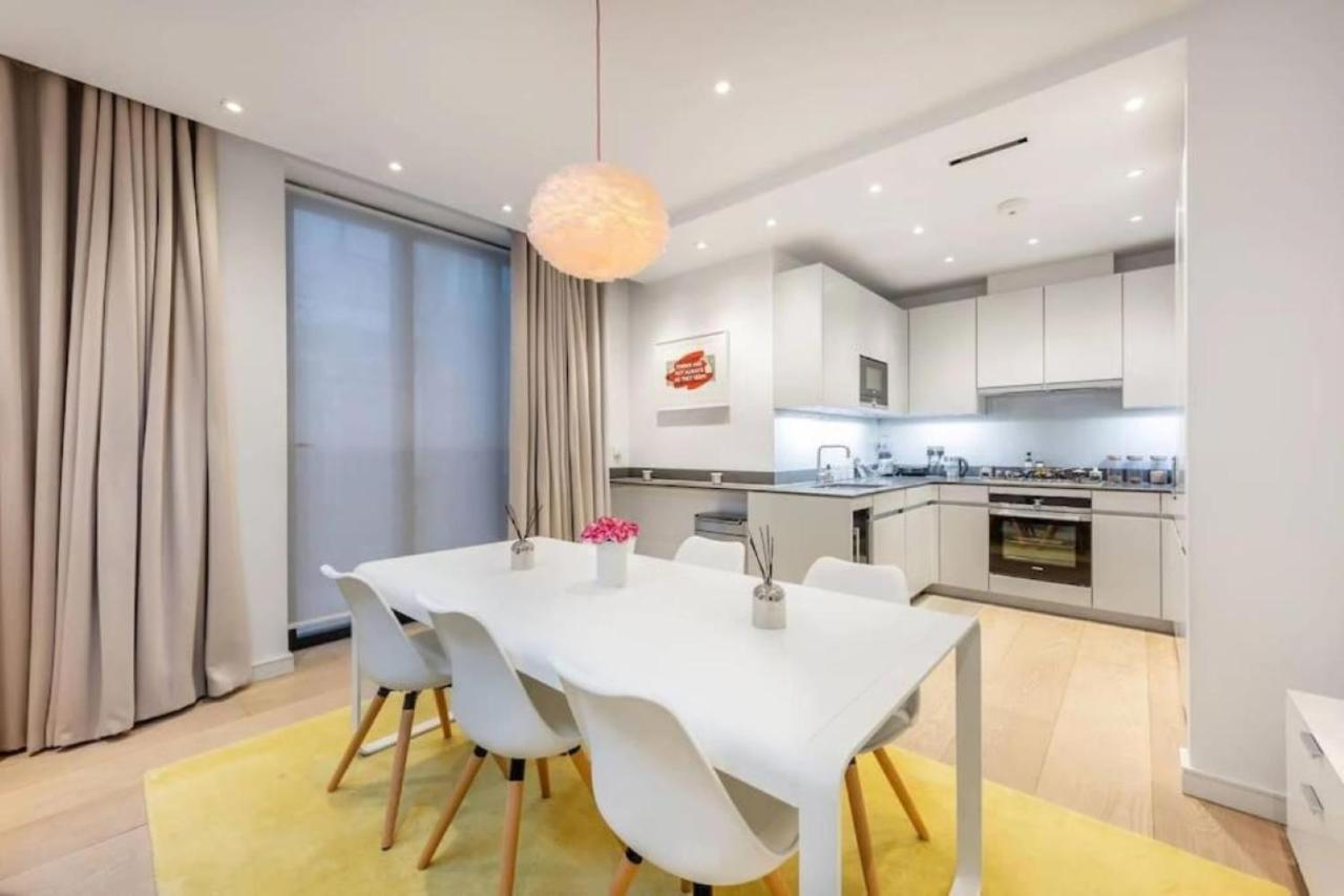 Posh 3 Bedroom Flat With Terrace And Indoor Fireplace In Mayfair, Near Hyde Park Londen Buitenkant foto