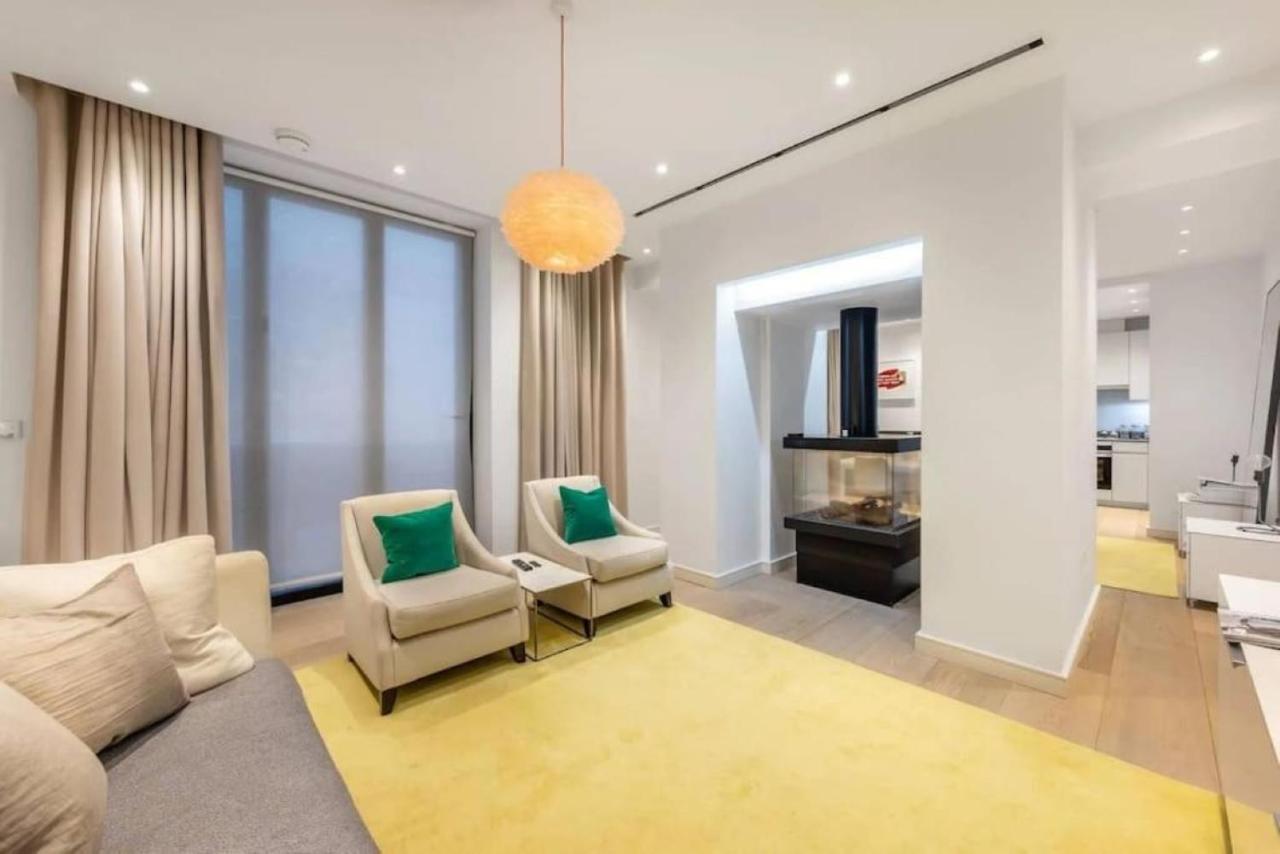 Posh 3 Bedroom Flat With Terrace And Indoor Fireplace In Mayfair, Near Hyde Park Londen Buitenkant foto